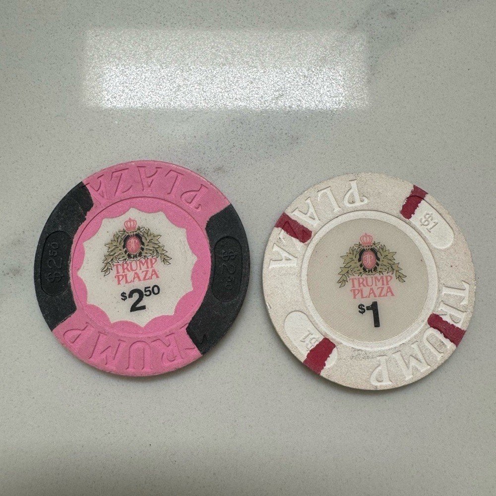 Trump Plaza Casino Chip - Atlantic City, NJ